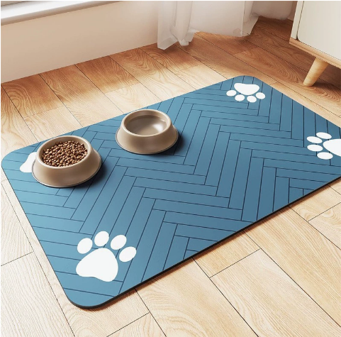 Splash-Proof Pet Feeding Mat – Quick Dry