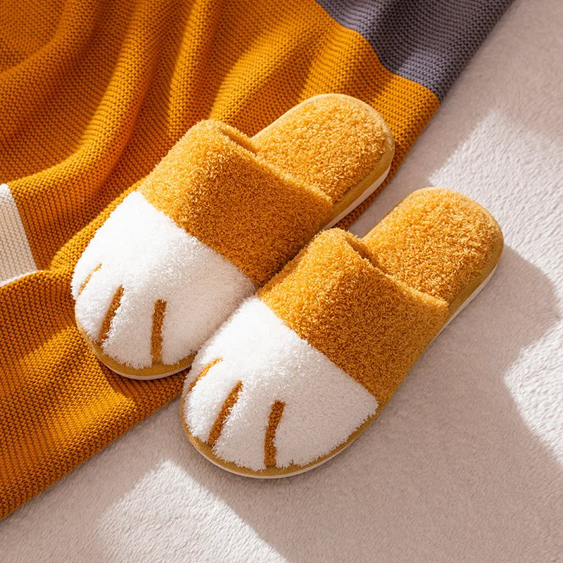 Cozy Cat Paw Slippers – Ultra Soft & Warm