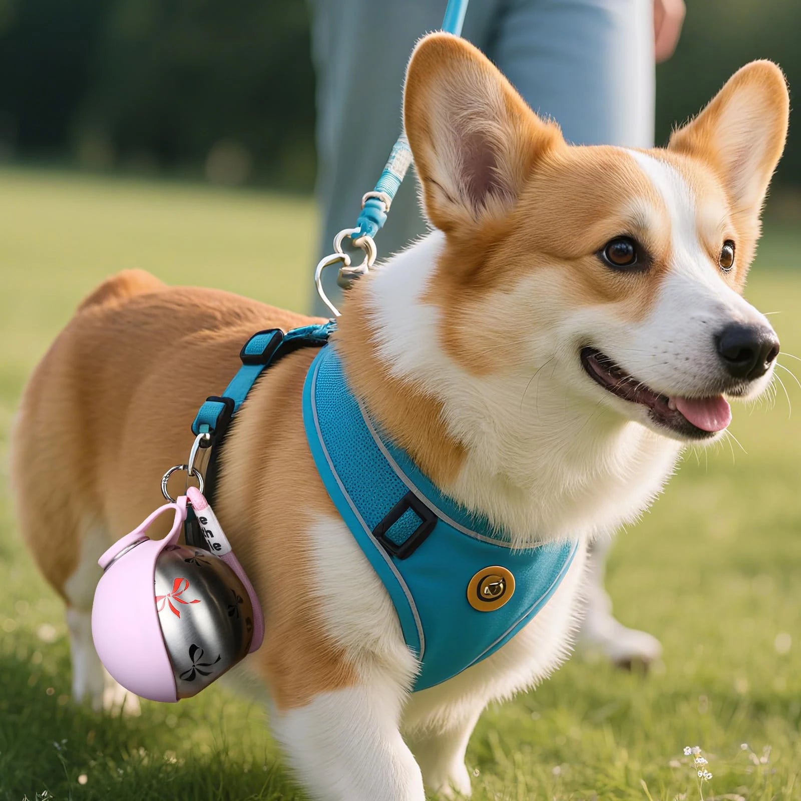 Portable Dog Water Bottle & Bowl 2-in-1