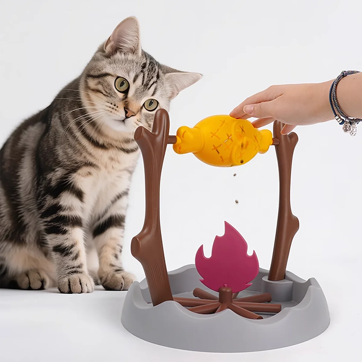 Treat-Dispensing Cat Toy – PurrFire