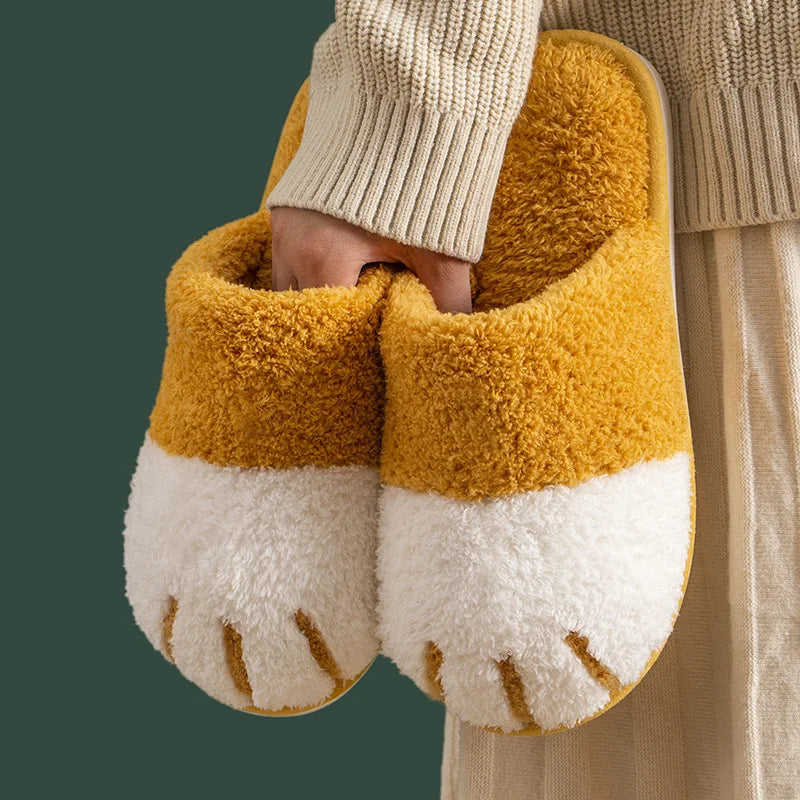 Cozy Cat Paw Slippers – Ultra Soft & Warm