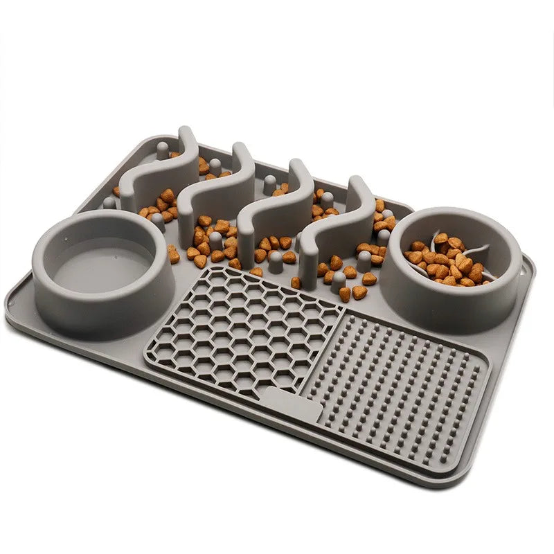 Slow Feeder Lick Mat for Dogs – Stress Relief