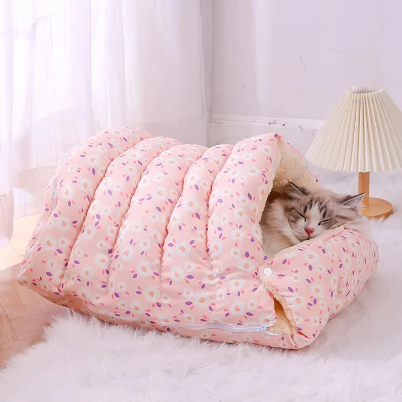 360° Washable Cat Bed – Cozy Year-Round