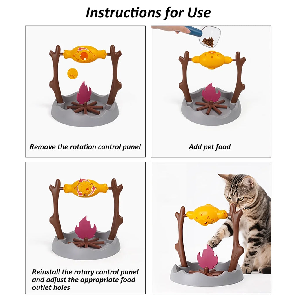 Treat-Dispensing Cat Toy – PurrFire