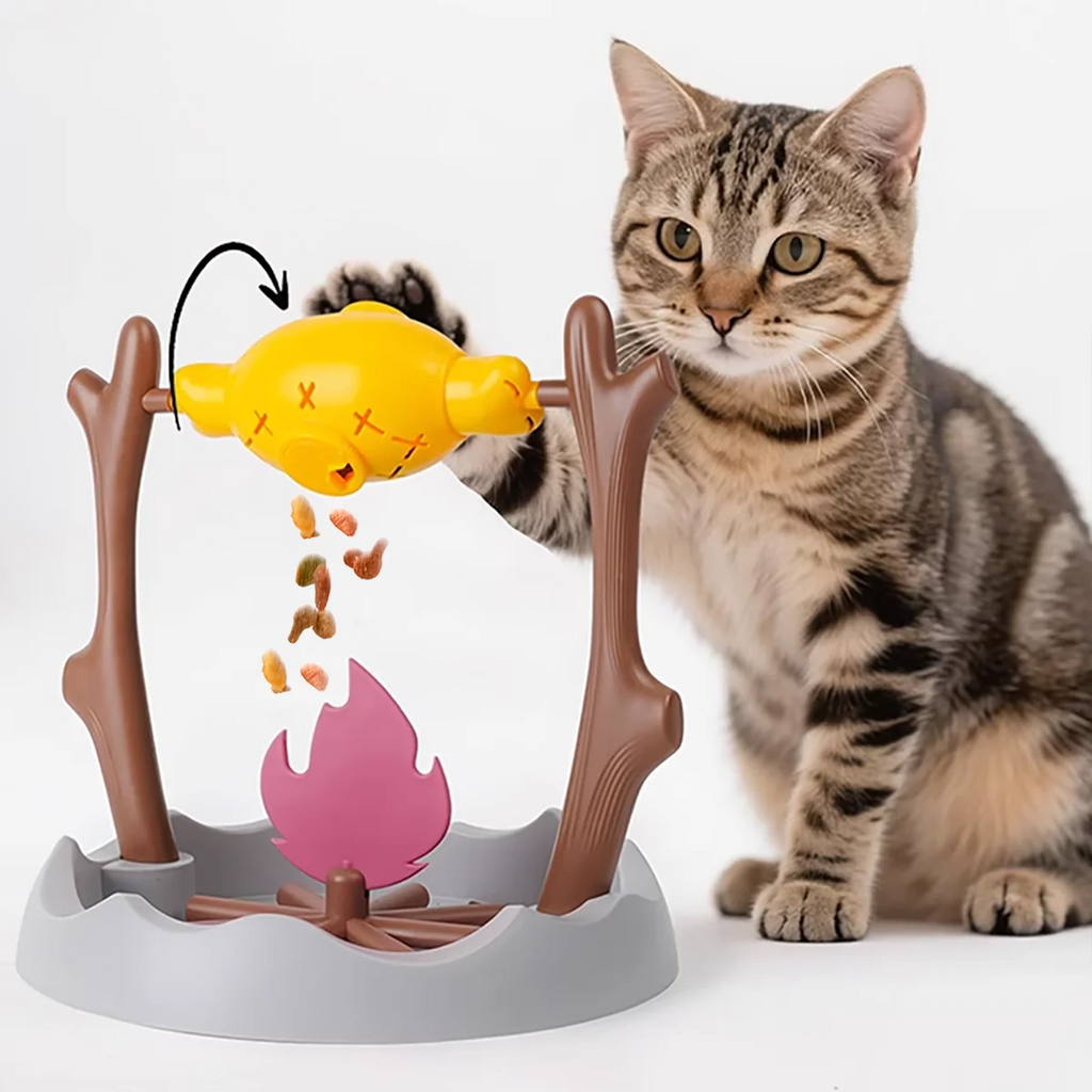 Treat-Dispensing Cat Toy – PurrFire
