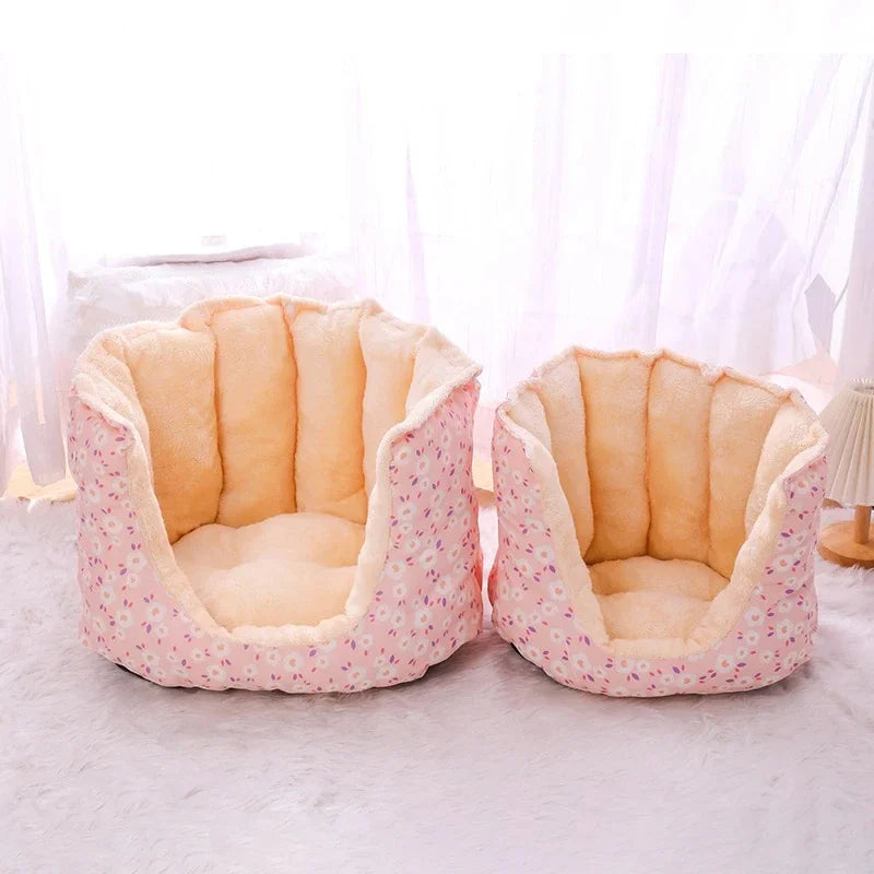 2-in-1 Cat Sofa Bed – Warm & Stylish