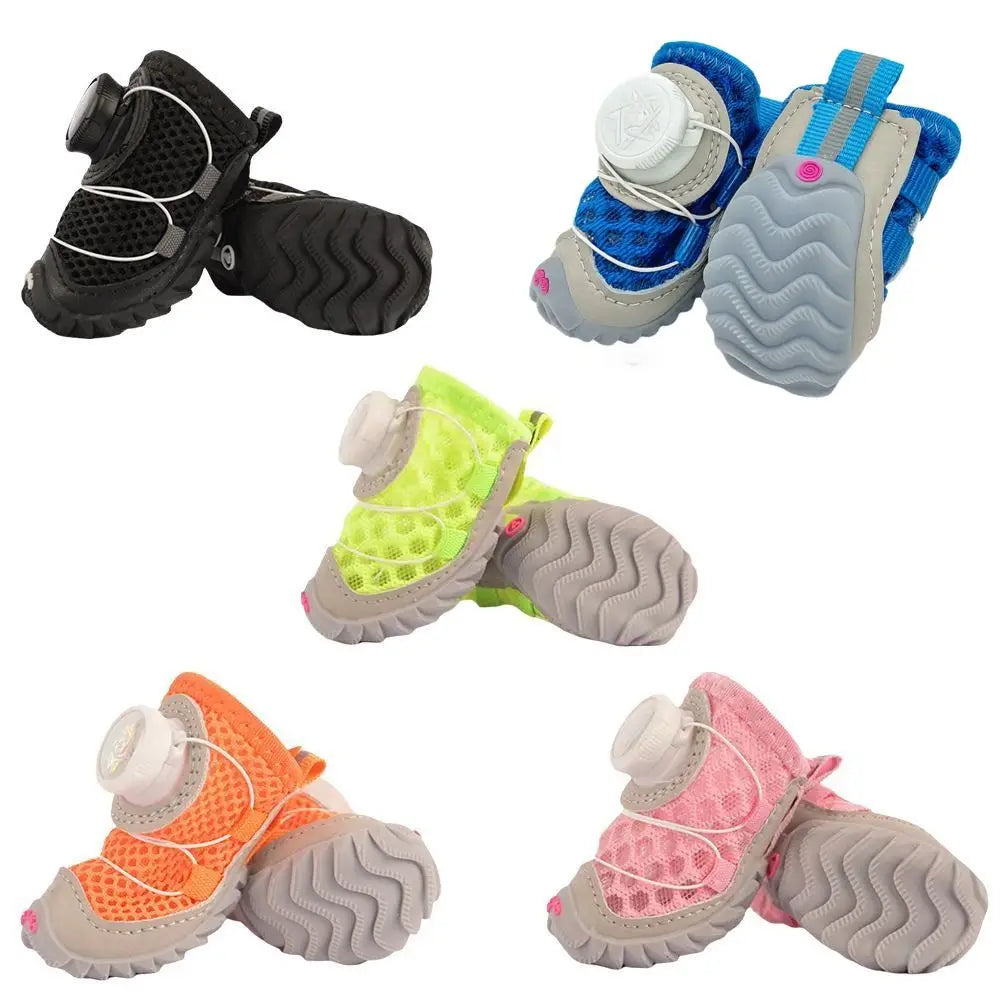Cozy Button Pet Shoes – Paw Protection