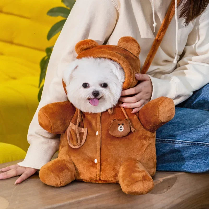 Cozy Bear Pet Carrier – Windproof & Warm