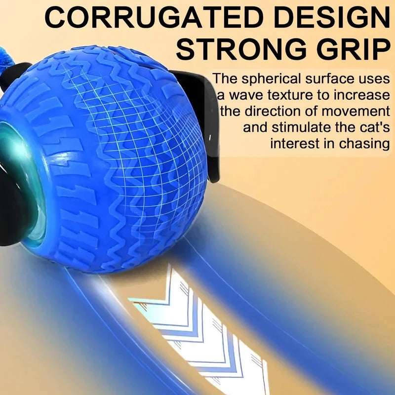 Interactive Wave-Chasing Smart Pet Ball