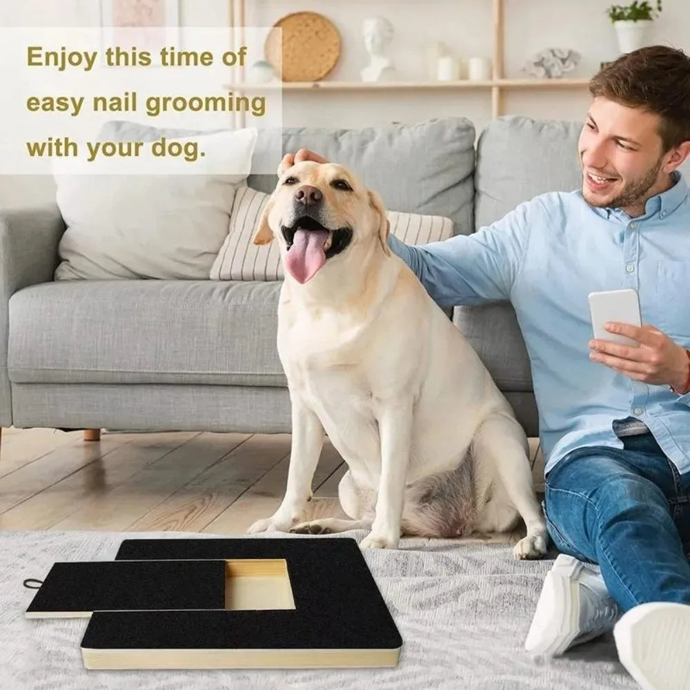 Nail Care Scratch Board with Treat Reward