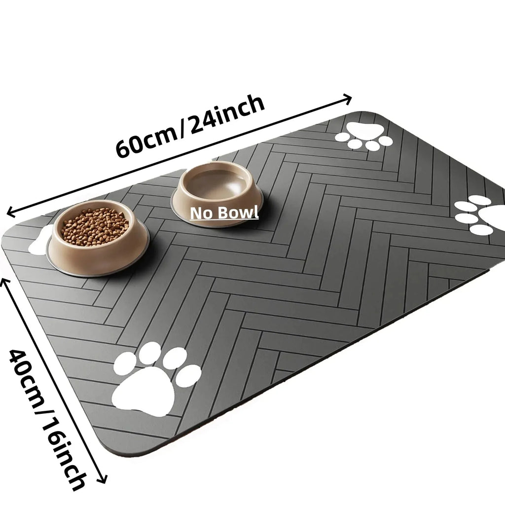 Splash-Proof Pet Feeding Mat – Quick Dry