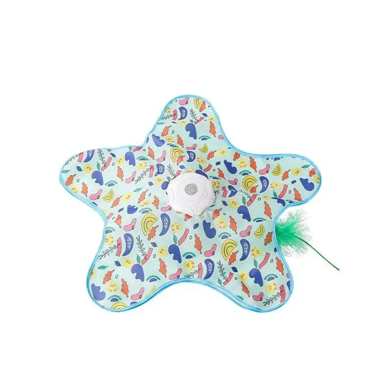 Moving Feather Cat Toy – Hide & Flap