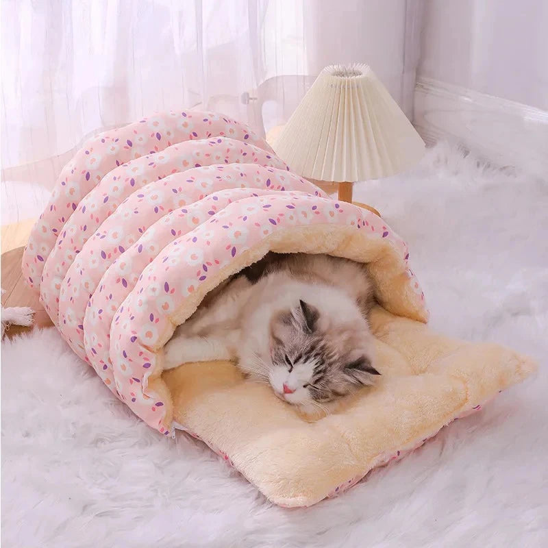 360° Washable Cat Bed – Cozy Year-Round