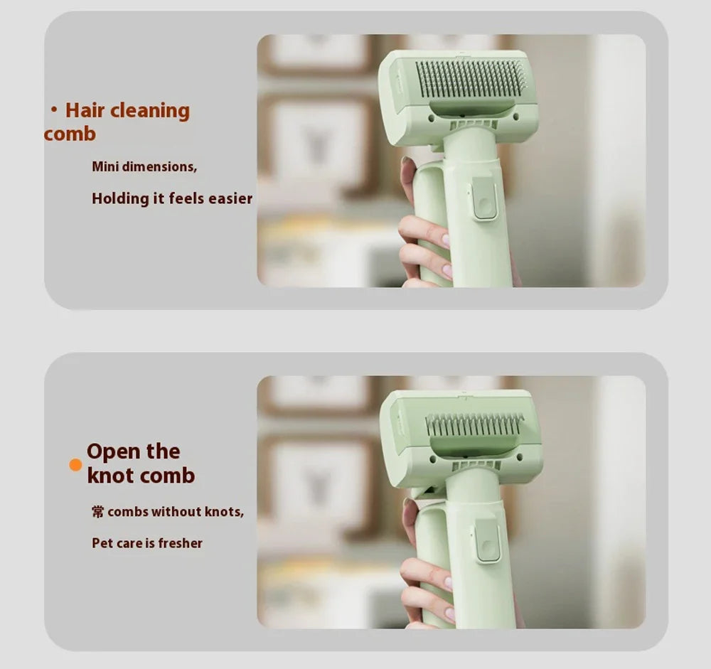5-in-1 Pet Grooming Vacuum Brush