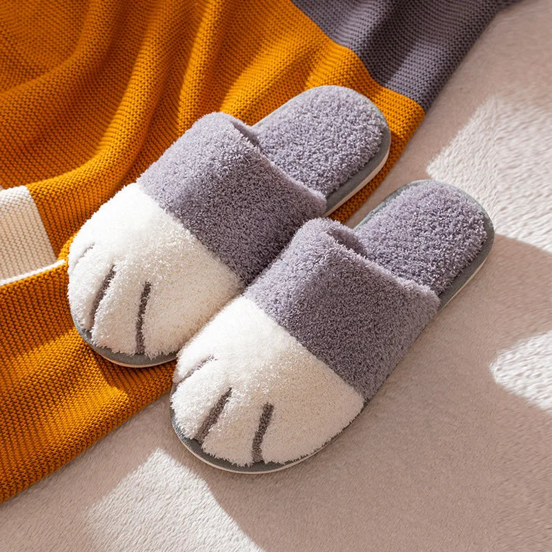 Cozy Cat Paw Slippers – Ultra Soft & Warm