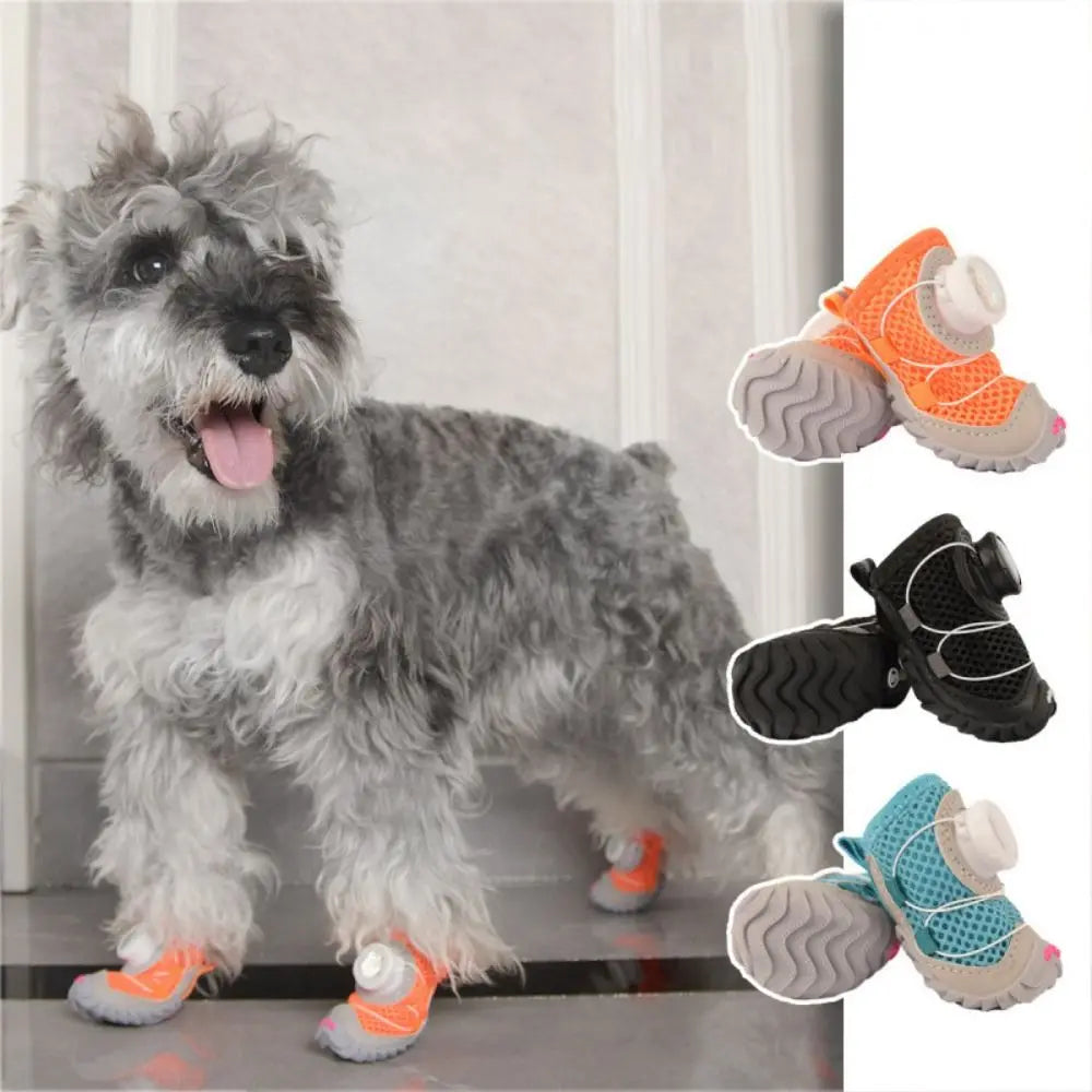 Cozy Button Pet Shoes – Paw Protection