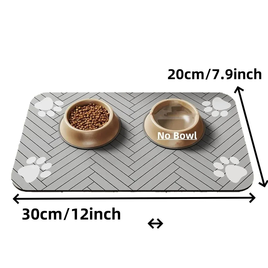 Splash-Proof Pet Feeding Mat – Quick Dry