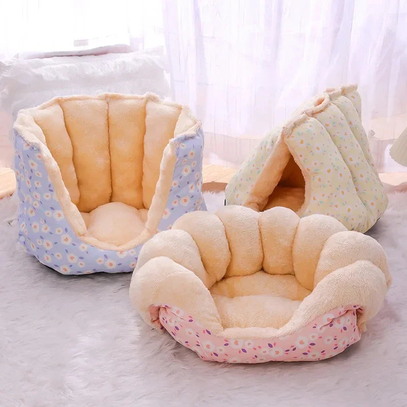 2-in-1 Cat Sofa Bed – Warm & Stylish