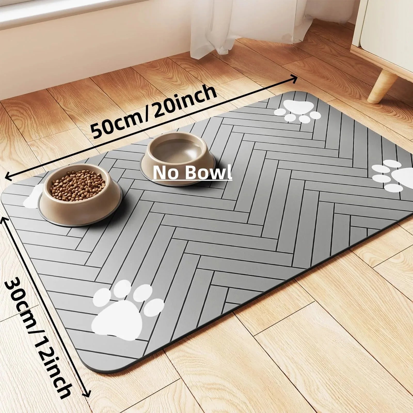 Splash-Proof Pet Feeding Mat – Quick Dry