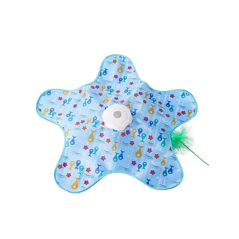 Moving Feather Cat Toy – Hide & Flap