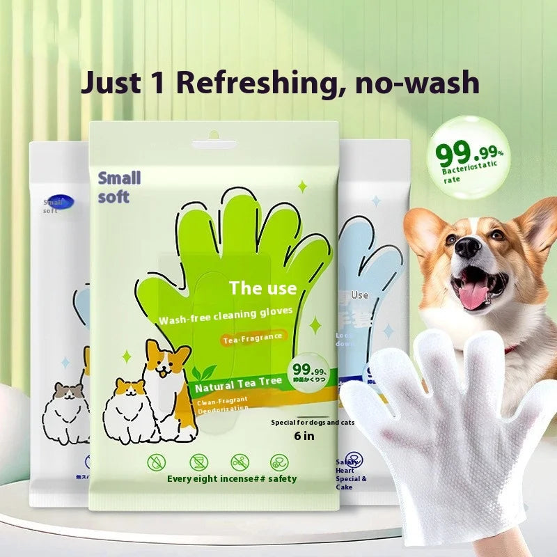 2-in-1 Grooming & Massage Pet Gloves