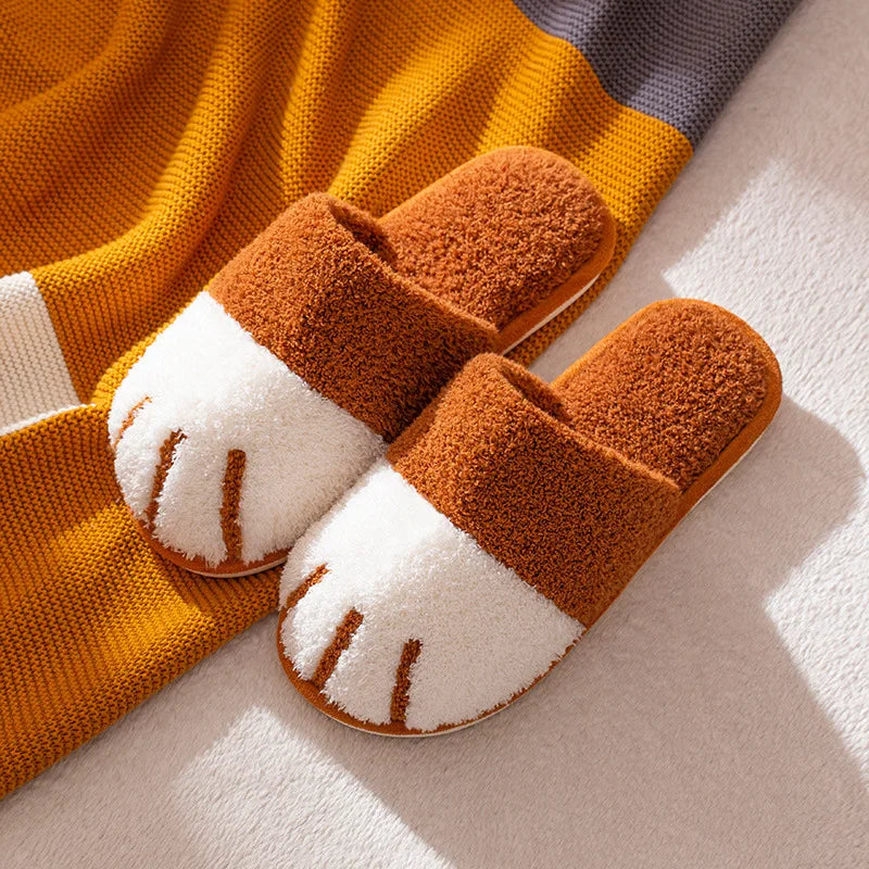 Cozy Cat Paw Slippers – Ultra Soft & Warm