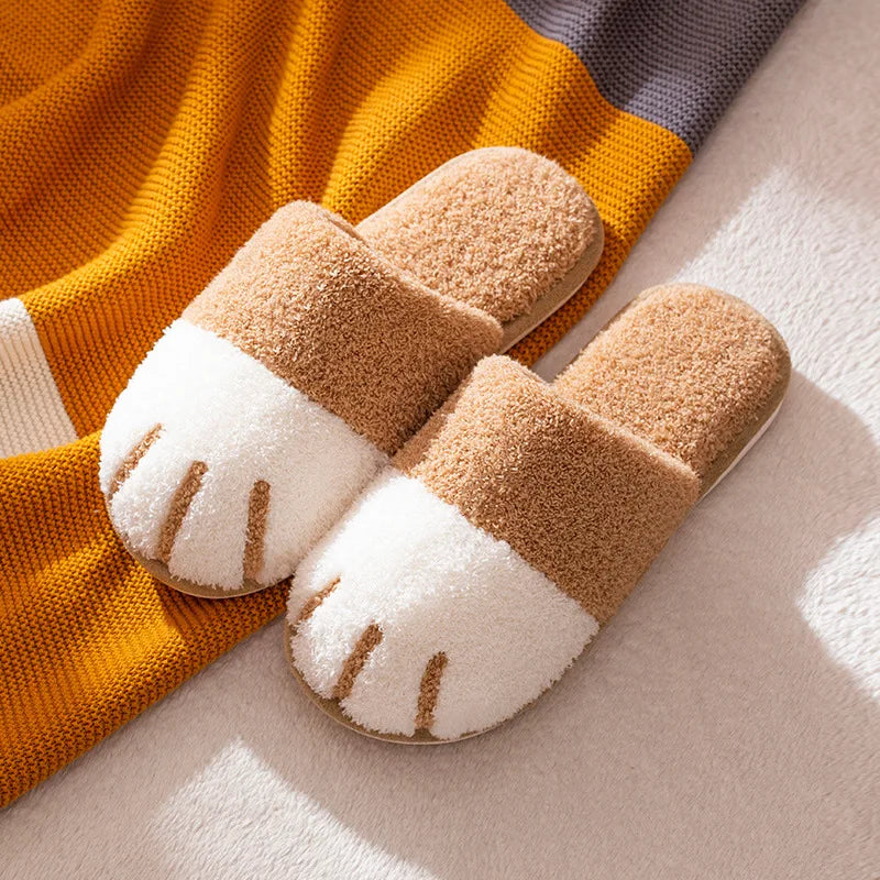 Cozy Cat Paw Slippers – Ultra Soft & Warm