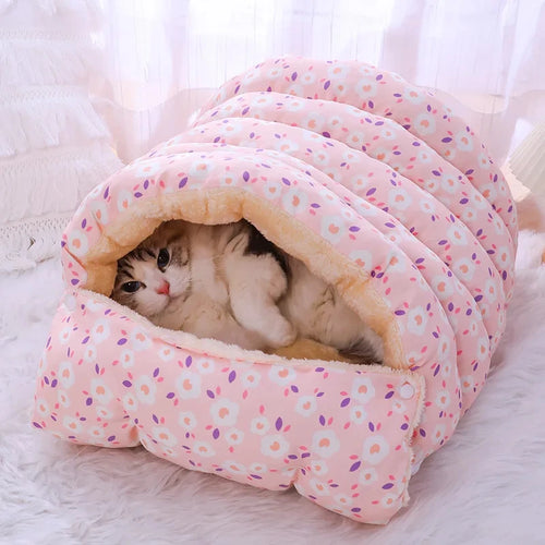 360° Washable Cat Bed – Cozy Year-Round