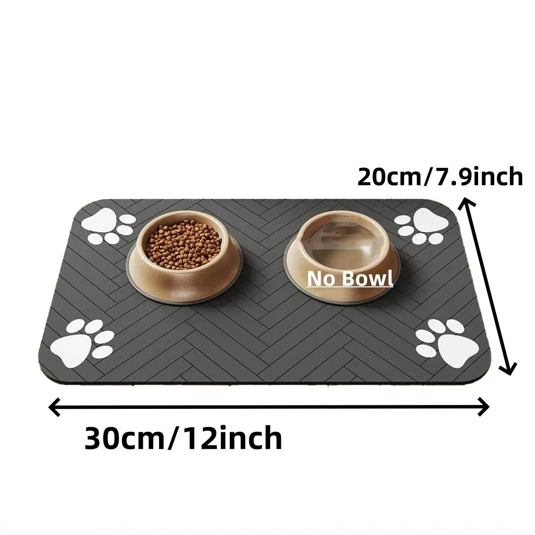 Splash-Proof Pet Feeding Mat – Quick Dry