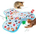 Moving Feather Cat Toy – Hide & Flap
